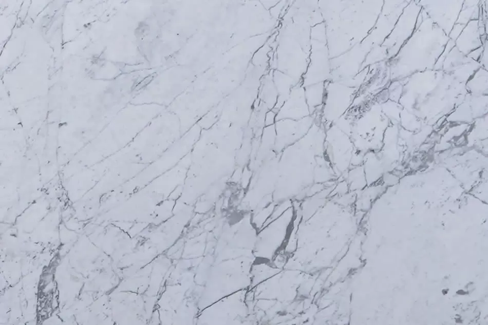 Tipos de mármore: Carrara.
