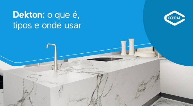 Decoração com pedra sintética Dekton